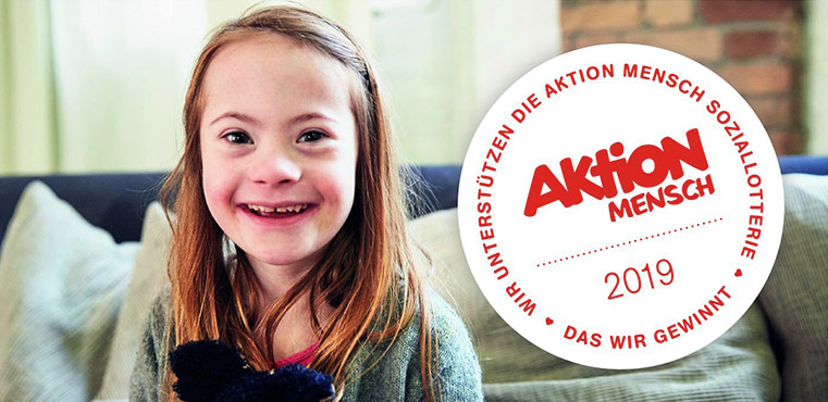 Wir unterstützen Aktion Mensch